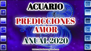 ACUARIO, PREDICCIONES 2020, HORÓSCOPO ACUARIO 2020.