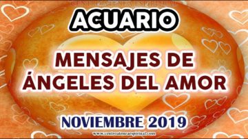 ACUARIO, SANAR EL AMOR, PREDICCIONES NOVIEMBRE.