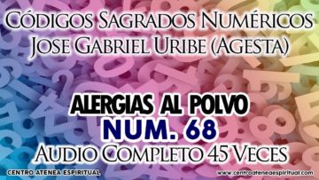 ALERGIAS AL POLVO CODIGOS NUMERICOS SAGRADOS 68.