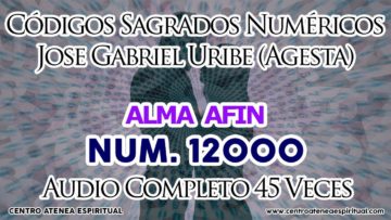 ALMA AFIN, CÓDIGOS SAGRADOS NUMÉRICOS, 12000.