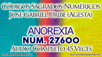 ANOREXIA CODIGOS SAGRADOS 27600.