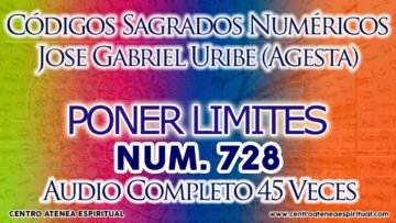 APRENDER PONER LIMITES CODIGOS SAGRADOS NUMERICO 728.