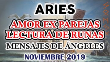 ARIES AMOR, LECTURA DE RUNAS, PREDICCIONES NOVIEMBRE.