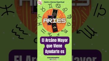 Aries Tú Energía Tarot Semanal, Este Arcano viene «AYUDARTE», Tarot Semanal. #shorts2023