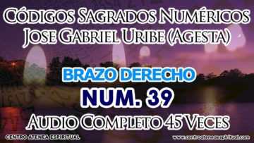 BRAZO DERECHO, CÓDIGOS SAGRADOS NUMÉRICOS, 39.