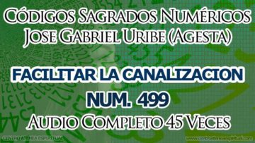 CANALIZACION FACILITAR, CODIGOS SAGRADOS NUMERICO 499.