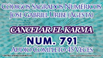 CANCELAR EL KARMA, CÓDIGOS SAGRADOS NUMÉRICOS,  791.