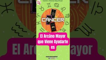 Cáncer Tú Energía Tarot Semanal, Este Arcano viene «AYUDARTE», Tarot Semanal. #shorts2023