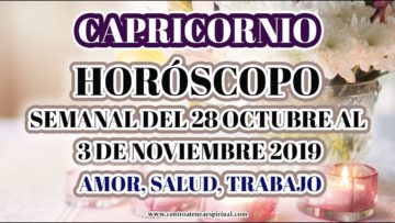 CAPRICORNIO AMOR, HORÓSCOPO SEMANAL, NÚMEROS DE LA SUERTE, PREDICCIONES NOVIEMBRE.