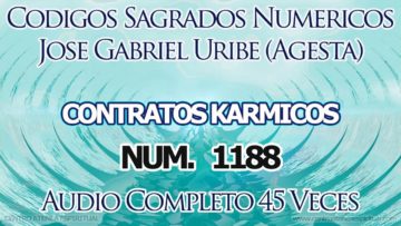 CODIGOS SAGRADOS NUMERICOS CONTRATOS KARMICOS LIBERARSE 1188.