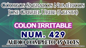 COLON IRRITABLE, CÓDIGOS SAGRADOS NUMÉRICOS, 429.