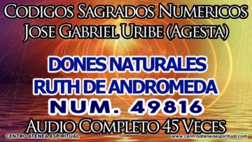 DONES NATURALES RUTH DE ANDROMEDA CODIGOS SAGRADOS 49816.