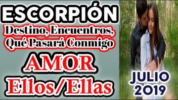 ESCORPIÓN JULIO 2019, PAREJAS, EX PAREJAS, PREDICCIONES JULIO 2019, GUÍA ANGELICAL, TAROT AMOR.