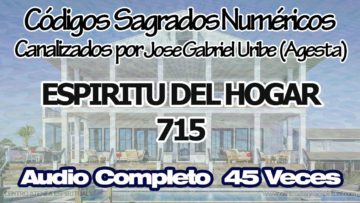 ESPIRITU DEL HOGAR CODIGOS SAGRADOS NUMERICOS 715.