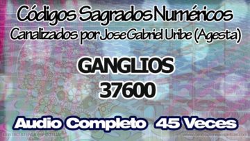 GANGLIOS CODIGOS SAGRADOS NUMERICOS 37600.