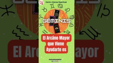 Géminis Tú Energía Tarot Semanal, Este Arcano viene «AYUDARTE», Tarot Semanal. #shorts2023