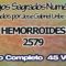 HEMORROIDES CODIGOS SAGRADOS NUMERICOS 2579.