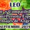 LEO AMOR, COMPATIBILIDAD CON MI PERSONA ESPECIAL, MENSAJES DE ÁNGELES, HORÓSCOPO LEO.