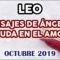 LEO AMOR, GUÍA ANGELICAL, MENSAJES DE ÁNGELES, HORÓSCOPO LEO, OCTUBRE.