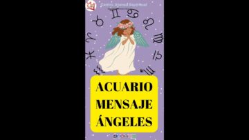 Mensaje de Ángeles «ACUARIO» #shorts