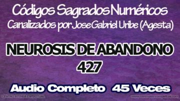 NEUROSIS DE ABANDONO CODIGOS SAGRADOS NUMERICOS 427.