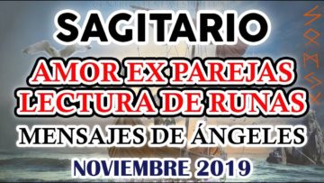 SAGITARIO AMOR, LECTURA DE RUNAS, PREDICCIONES NOVIEMBRE.