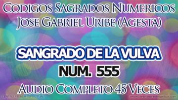 SANGRADO DE LA VULVA CODIGOS SAGRADOS NUMERICOS 555.