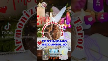 Se Cumplió feliz ahora en su relación de amor, Tarot predicción cumplida.