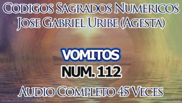 VOMITOS CODIGOS SAGRADOS NUMERICOS 112.